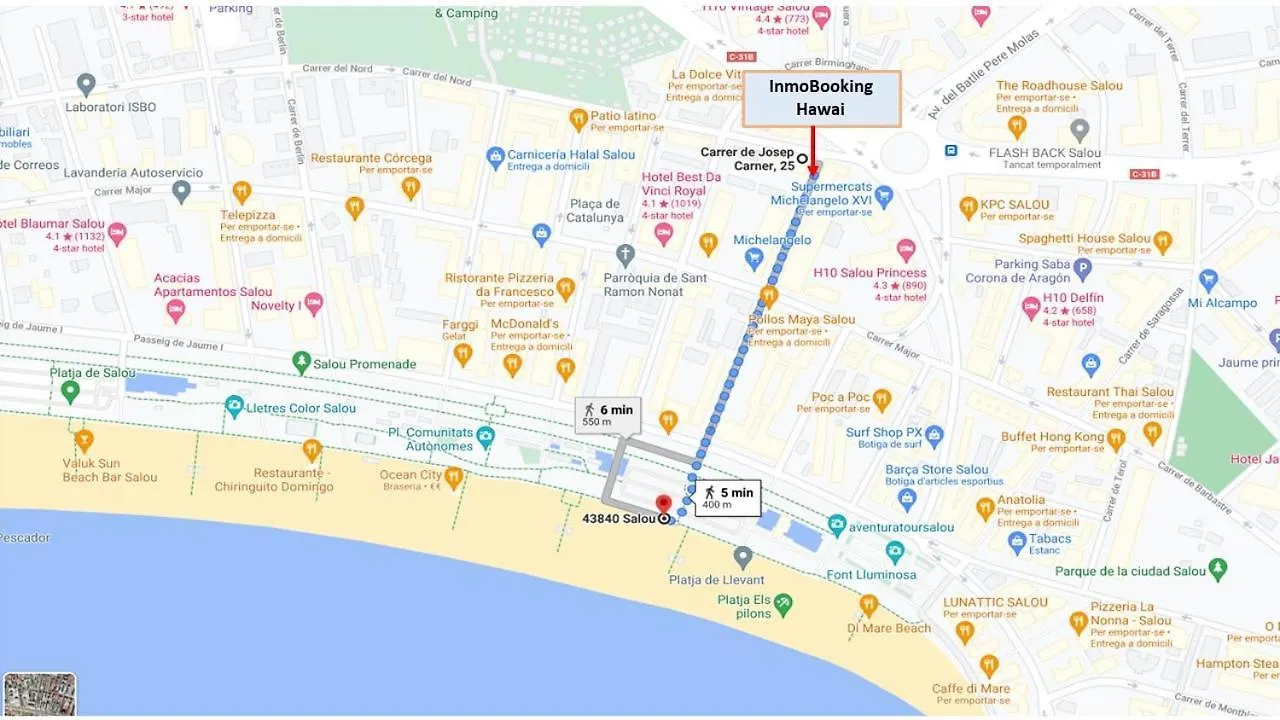 Apartament Hawai , Clima, Pk Privado Y Cerca De La Playa Salou Hiszpania